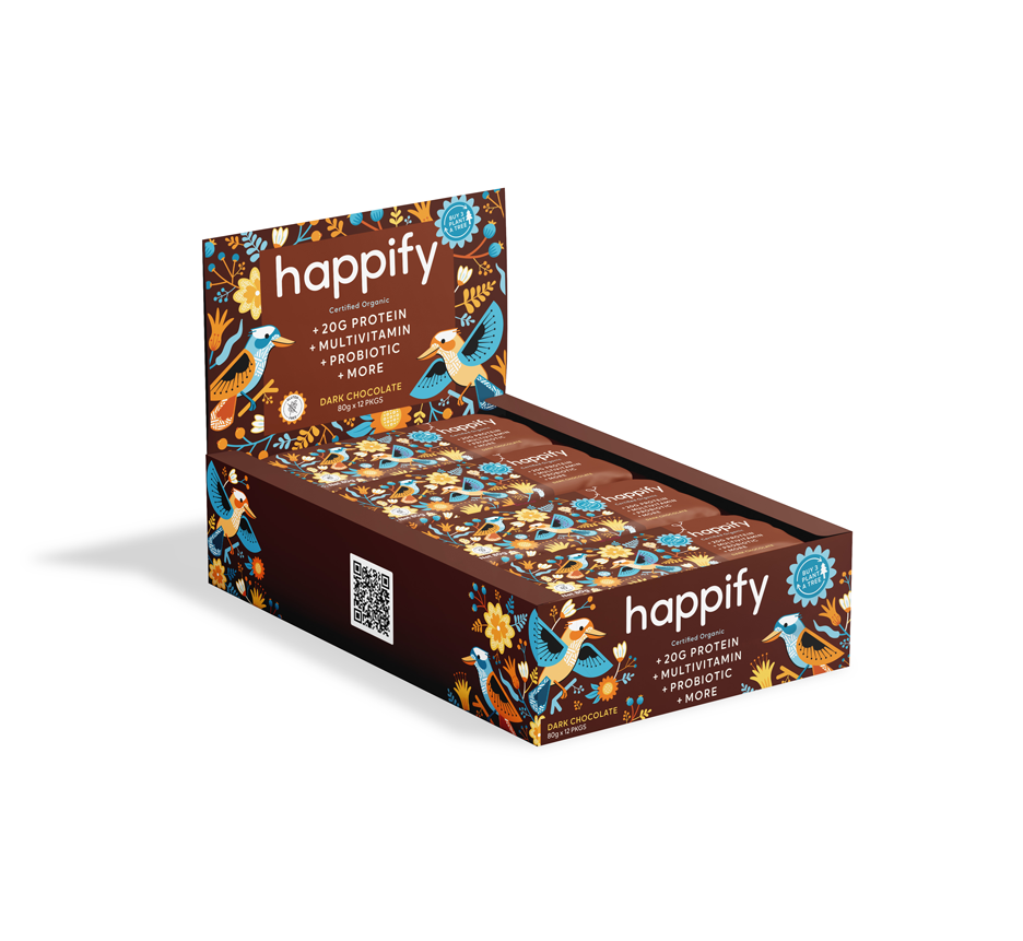 BOX OF 12 - HAPPIFY BARS – JPN-ONEORGANIC